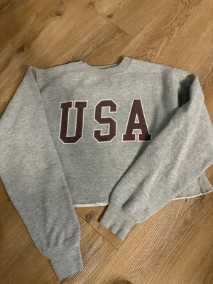 John Galt USA Sweatshirt Cropped Crewneck thumbnail 3