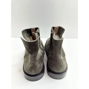 Kelsi Dagger Boots Women Size 5 Olive‎ Suede Latch Ruched Ankle Booties NEW thumbnail 7
