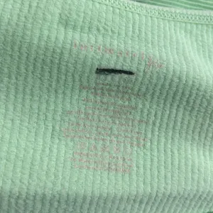 NEW Free People Meg Rib Long Sleeve Cropped Top in Lt Green Size M/L New w/o Tag thumbnail 5