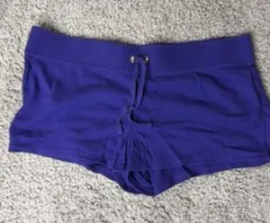 OP Ocean Pacific Women's XL Purple Drawstring Knit Athletic Shorts thumbnail 1