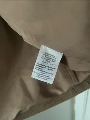 J Crew Tan Wool Blend Pea Coat 12 Jacket Zip Up Quiet Luxury Old Money Winter thumbnail 5