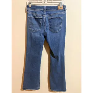 American Eagle Kick Boot Jeans Womens 8 Medium Wash Excellent Next Level Stretch thumbnail 2