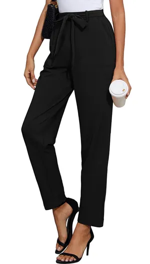 Amazon Black Waist Pants With Pockets thumbnail 1