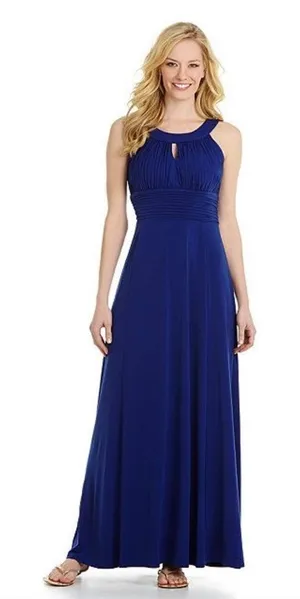 ✨ Sangria Women's Halter Keyhole Maxi Dress✨ thumbnail 1