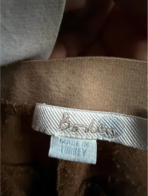 Boden Brown Slim Fit Dress Pants with Elastic Waistband thumbnail 8