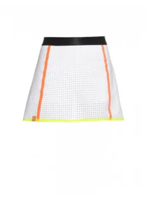 Monreal London XS Perforated Tennis Skort Neon Trim Built In Shorts thumbnail 2