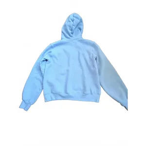 Madhappy Light Blue Hoodie with Red Logo thumbnail 3