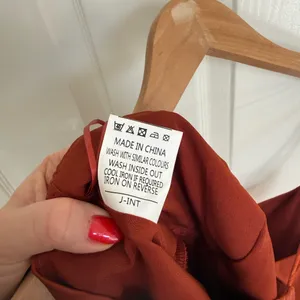 ShowPo. Terra Cotta Elegant Rust Satin Maxi Dress Size 6 Made in Australia‎ thumbnail 7