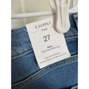 NWT Z Supply Nova High Rise Wide Leg Jean in Fresca size 27 thumbnail 6