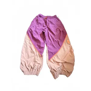 Free People Free flow Deep Mulberry Combo Color Block Pants - Sm NWT thumbnail 4