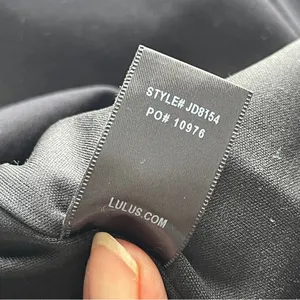LULU'S | Live my Life Black One-Shoulder Bodycon Dress Sz M thumbnail 11