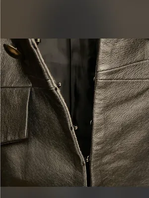 90s leather pirate coat Black Size 8 thumbnail 2