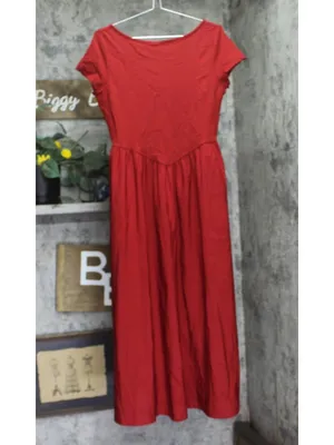 NEW A New Day Backless Knit Maxi Dress 94736664 Red M thumbnail 2