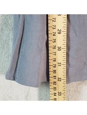 Aritzia Sunday Best Blue Short Sleeve V-Neck Pleated Tie Back A-Line Dress Small thumbnail 5