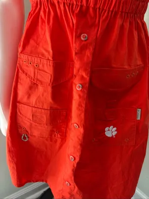 Columbia Brand Bonehead Clemson Orange Embroidered Dress size Large NEW thumbnail 4