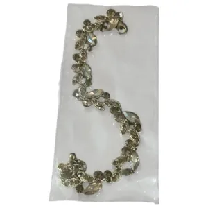 Vintage Style Matching Jewelry Set Necklace Bracelet Earrings Gold thumbnail 2