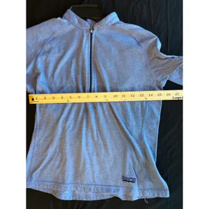 Patagonia R1 Regulator Quarter Zip Pullover Womens Small Purple Grid Fleece USA thumbnail 6