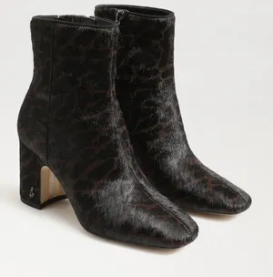 Sam Edelman fawn ankle bootie Chic Leopard Print Ankle Boots thumbnail 1