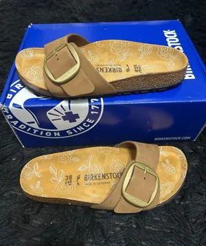 BIRKENSTOCK Madrid big buckle leather sandals slippers shoes women’s eur 38 new thumbnail 1