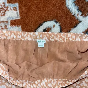 Aerie Chiffon Midi Skirt in Raw Sienna thumbnail 3