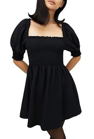 NWT Hill House Home Athena Nap Dress Black XS thumbnail 1