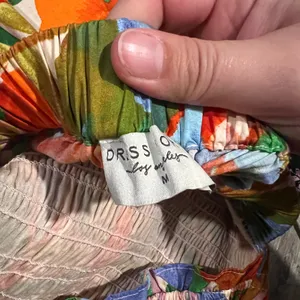 Dress forum‎ open back puff sleeve Floral Multicolor Maxi Dress size M thumbnail 12
