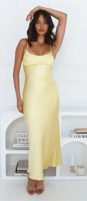 Hello Molly yellow dress thumbnail 1
