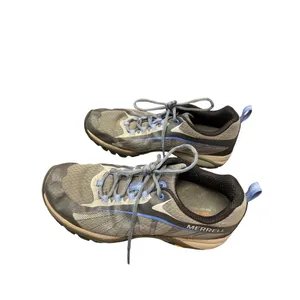 Merrell Performance Vibram wms gray blue hiking walking sneakers sz 8 SKU 9943 thumbnail 4
