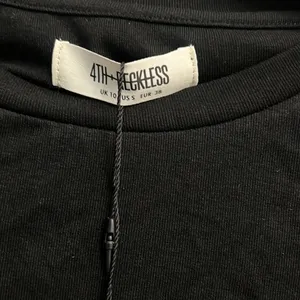 4th & Reckless Women'S Matilda Ruched Side Top In Black Small Nwt thumbnail 4