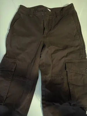 Aritzia TNA Cargo Brown Pants thumbnail 2