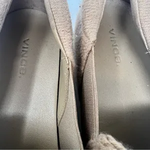 Vince Warren Slip On Platform Sneakers Womens 9 Camel Tan Fabric Designer Shoes thumbnail 7