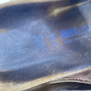 Birkenstock Arizona Sandals Women's Size 37 US‎ 6 Gold Double Strap thumbnail 6