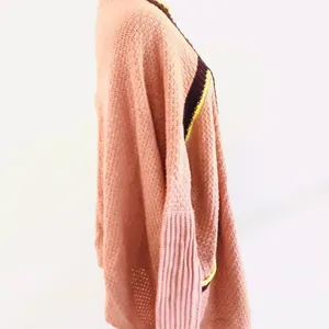 Umgee Oversized Wrap Sweater Draped Boho Crochet Chunky Swing Cardigan‎ Jacket. thumbnail 5