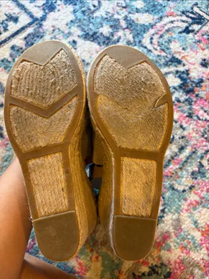 Marc Fisher mladyne Taupe Wedge Espadrille Sandals with Ankle Strap 9 thumbnail 2