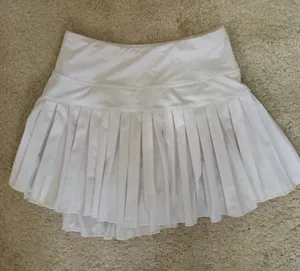 Pleated tennis skirt White thumbnail 1