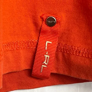 Lauren Ralph Lauren Orange Long Sleeve Cotton Basic Plain Halloween Shirt Large thumbnail 5