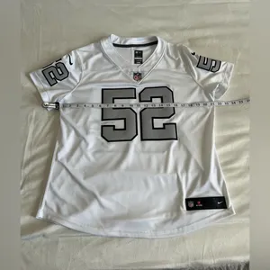 NFL Las Vegas Raiders Khalil Mack‎ Nike Jersey Women’s Size Large thumbnail 5