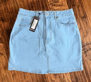 Boohoo Skirt Mini Denim thumbnail 1