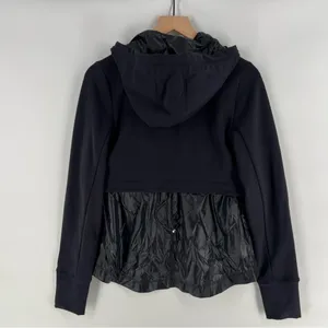 Athleta Windy‎ Point Hoodie Full Zip Front Layered Athleisure thumbnail 2