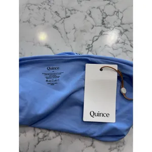 NWT Quince Light Blue Italian High Rise Bikini Bottoms Size XS thumbnail 3