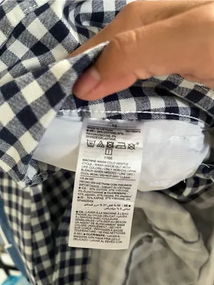 Old Navy Blue White Gingham Check Pixie Ankle Skinny Trouser Pants 16 Preppy thumbnail 8