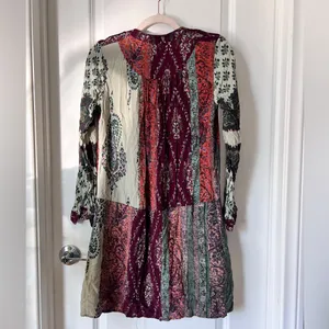Anthropologie Tiny‎ Gwen Floral Boho Mini Shirtdress Long Sleeve XS thumbnail 4