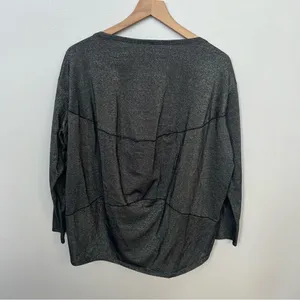 Lululemon Special Edition Back In Action Long Sleeve Shirt Black Spark Metallic thumbnail 5
