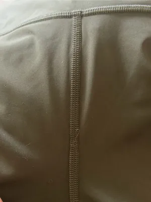 Lululemon Olive Green Athletic Leggings with Stripe thumbnail 8
