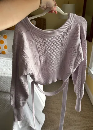 These Three Boutique Lavender Sweater thumbnail 4