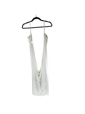 Halara Spaghetti Strap Crossover Cover Up Wrap InstantCool Dress-UPF50+ White M thumbnail 4
