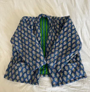 Reversible Quilted Jacket Blue thumbnail 2