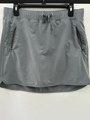 Athleta Stretch In Skort Skirt Cobblestone Gray Medium 438956 thumbnail 5