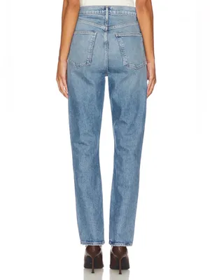 Agolde High Rise Stovepipe Denim Jeans 27” Waist thumbnail 2