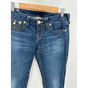 True Religion Women's Becca Mid Rise Bootcut‎ Denim Jeans Size 29 W10572OMQT1 thumbnail 4
